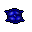 Small Blue Pillow