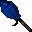 Blue Fireworks Rocket